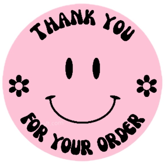 STICKERAFT Other - 100 Thank You Stickers for your order  2in round Shipping Supplies  NWT poshmark